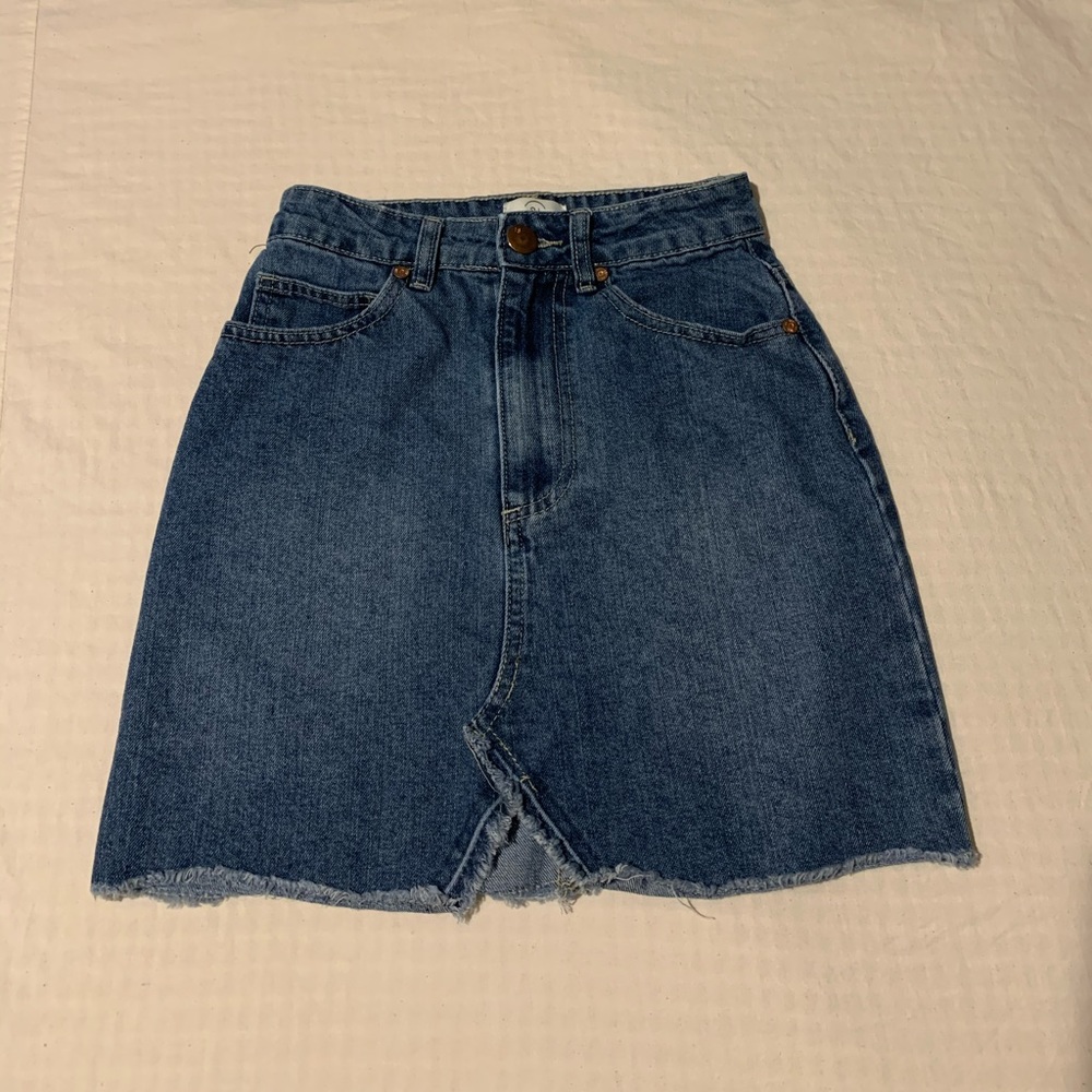 cotton on jean skirt